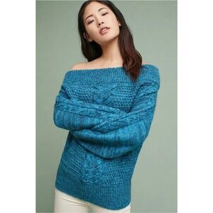 Sleeping On Snow Anthropologie Wool Alpaca Blend Sweater
